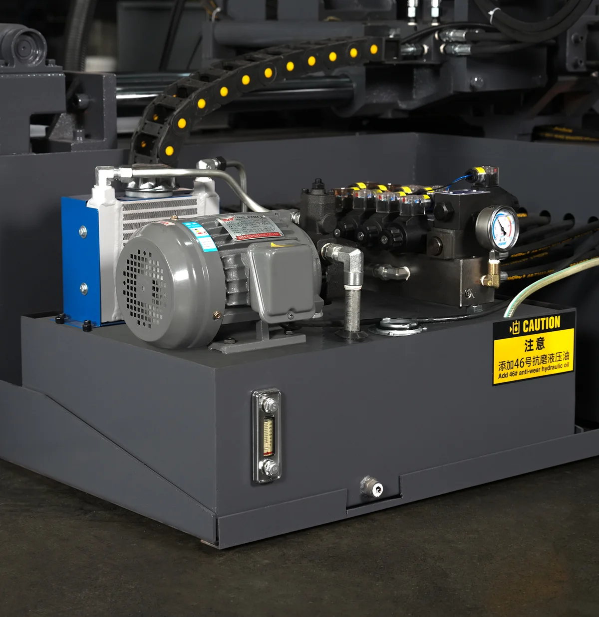 CNC band saw drive and feed mechanisms